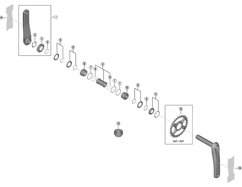 Balfes Bikes Shimano FCM9100 Adjust Nut | Free postage over £30, £10 off first order, price match & 0% finance.