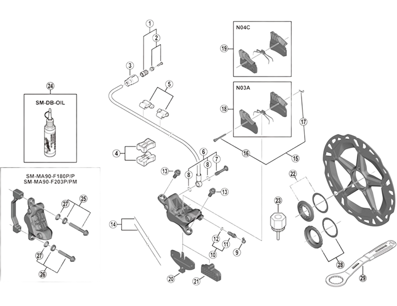 Balfes Bikes Shimano BR-M9120 brake Banjo bolt and O-ring | Free postage over £30, £10 off first order, price match & 0% finance.