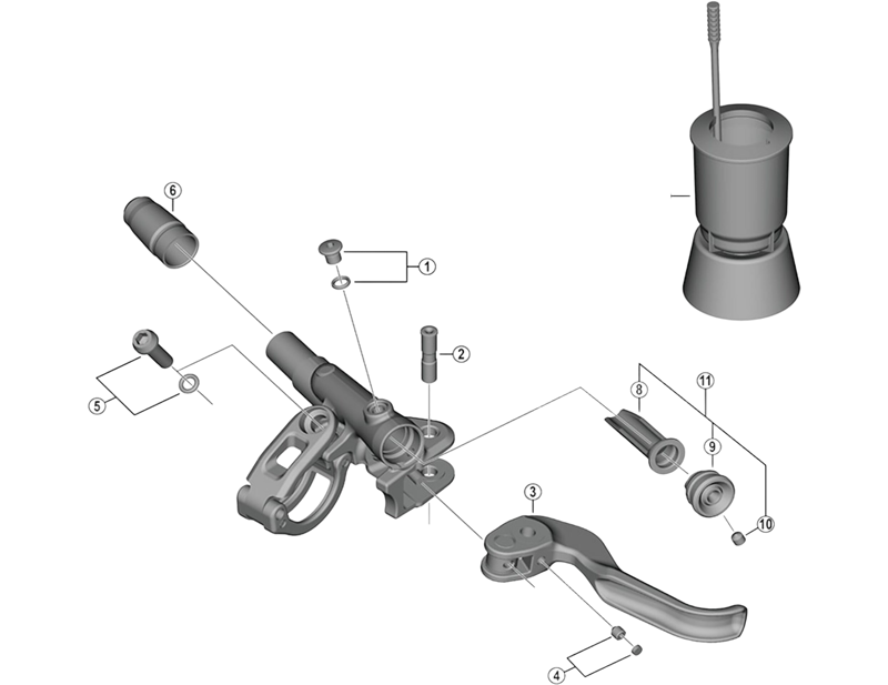 Balfes Bikes Shimano BL-M9120 brake lever member unit | Free postage over £30, £10 off first order, price match & 0% finance.