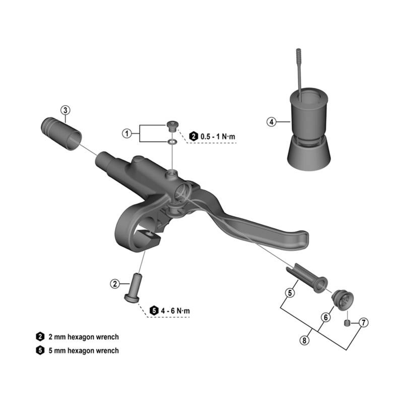 Balfes Bikes Shimano SHimano BL-MT200 brake diaphragm unit | Free postage over £30, £10 off first order, price match & 0% finance.