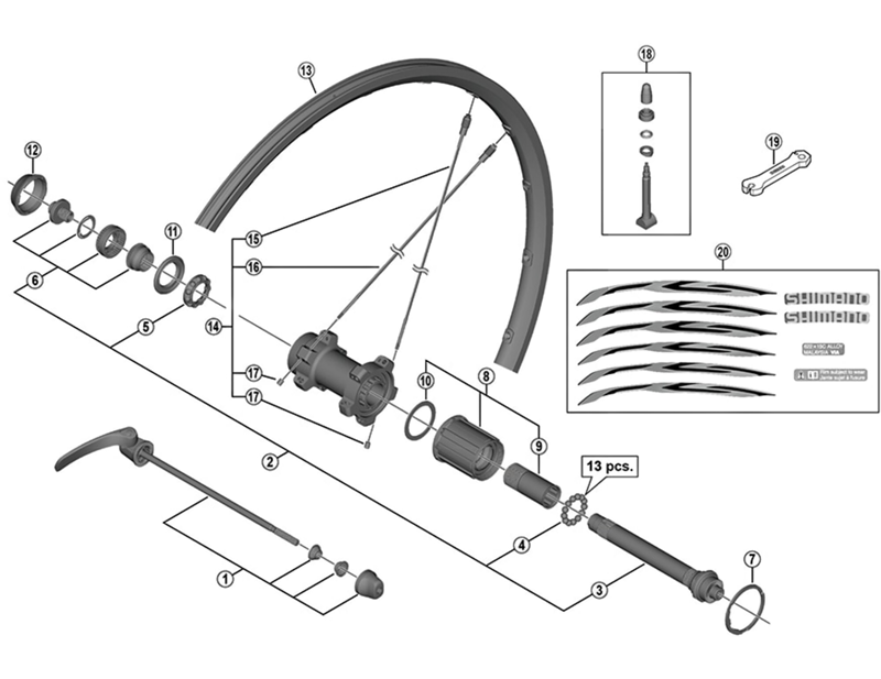 Balfes Bikes Shimano WH-6800-F seal ring | Free postage over £30, £10 off first order, price match & 0% finance.