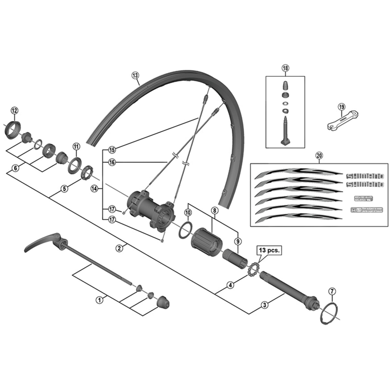 Balfes Bikes Shimano WH-6800-F seal ring | Free postage over £30, £10 off first order, price match & 0% finance.