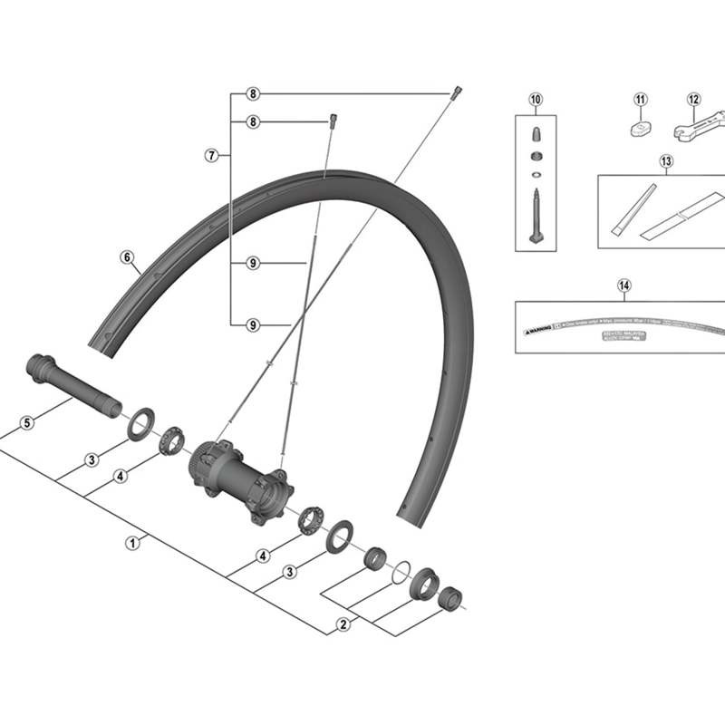 Balfes Bikes Shimano SHimano HB-RS770 complete hub axle | Free postage over £30, £10 off first order, price match & 0% finance.