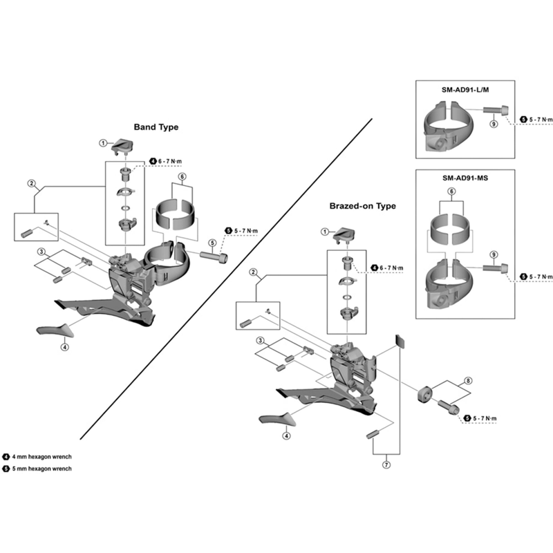 Balfes Bikes Shimano FD-RX400 adjust bolts and plate | Free postage over £30, £10 off first order, price match & 0% finance.