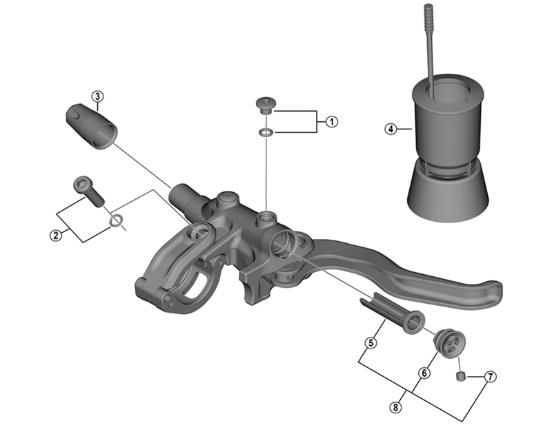 Balfes Bikes Shimano BL-M4100 brake diaphragm unit | Free postage over £30, £10 off first order, price match & 0% finance.