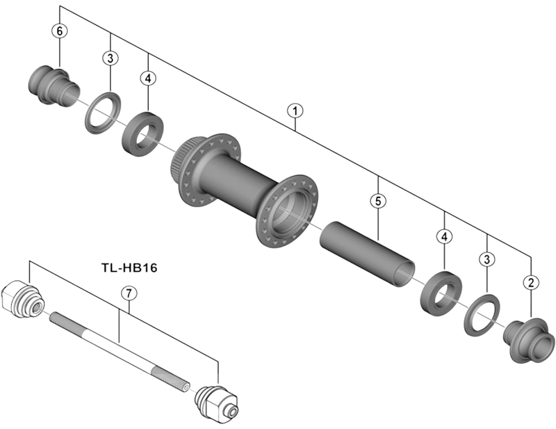 Balfes Bikes Shimano SHimano HB-MT410 right hand axle cap unit | Free postage over £30, £10 off first order, price match & 0% finance.