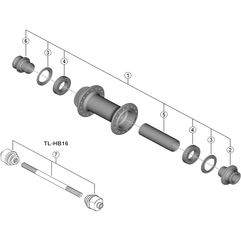 Balfes Bikes Shimano HB-MT410-B complete hub axle | Free postage over £30, £10 off first order, price match & 0% finance.