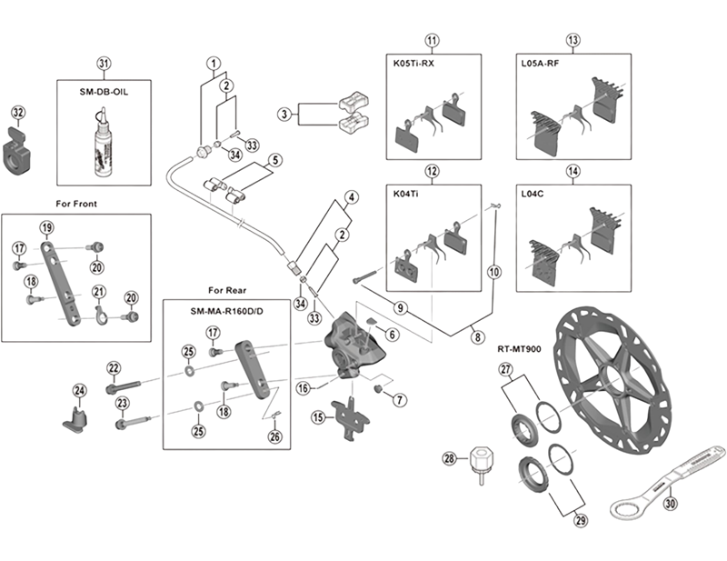 Balfes Bikes Shimano SHimano BR-R9270 screw length selector | Free postage over £30, £10 off first order, price match & 0% finance.