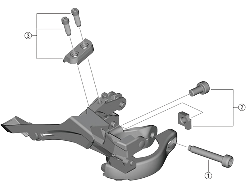 Balfes Bikes Shimano FD-TY600 front mech clamp screw - M5 x 29 mm | Free postage over £30, £10 off first order, price match & 0% finance.