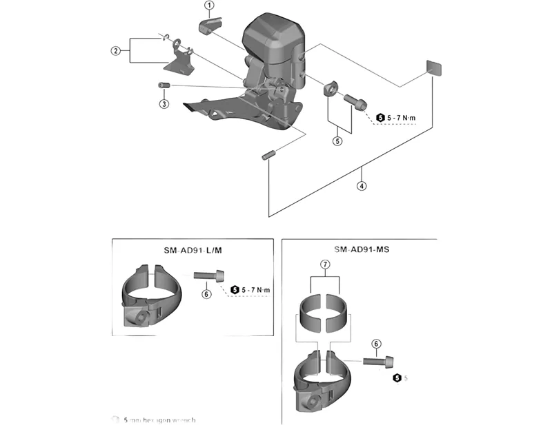 Balfes Bikes Shimano shimano FDR7150 Outer Skid Plate and E- Ring in Black | Free postage over £30, £10 off first order, price match & 0% finance.