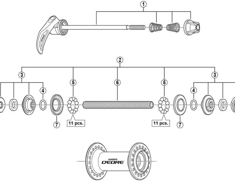 Balfes Bikes Shimano HB-M590 lock nut unit | Free postage over £30, £10 off first order, price match & 0% finance.