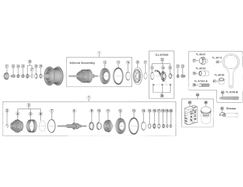 Balfes Bikes Shimano SG-S7000-8 driver plate | Free postage over £30, £10 off first order, price match & 0% finance.