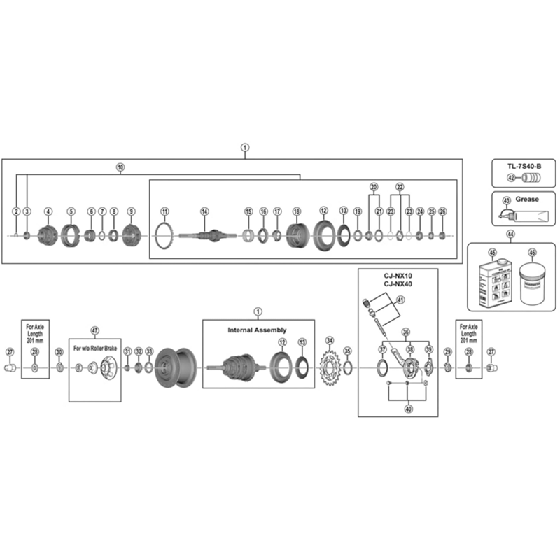 Balfes Bikes Shimano SG-C3000-7R carrier unit 1 | Free postage over £30, £10 off first order, price match & 0% finance.