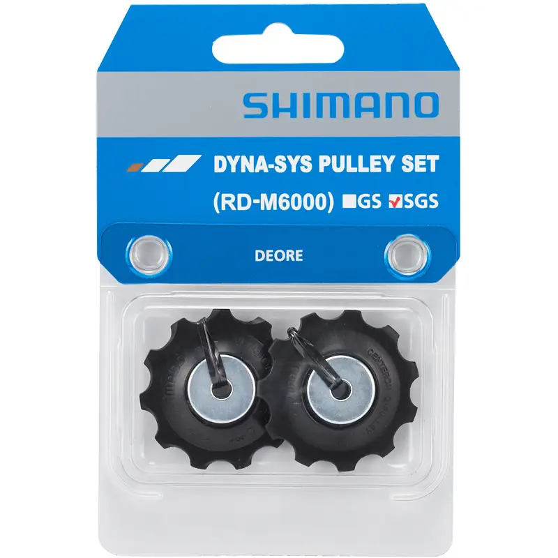 Balfes Bikes Shimano Deore RD-M6000 GS tension and guide pulley set | Free postage over £30, £10 off first order, price match & 0% finance.
