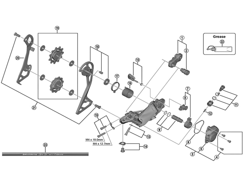 Balfes Bikes Shimano RD-R8000 ultegra rear mech B-axle 2 for direct mount type | Free postage over £30, £10 off first order, price match & 0% finance.