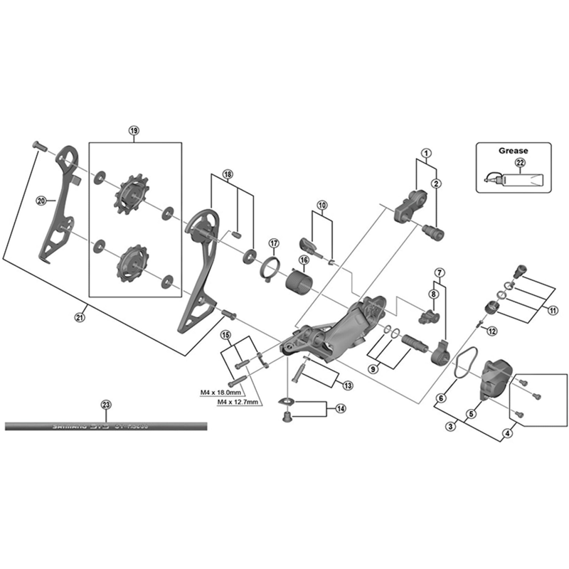Balfes Bikes Shimano RD-R8000 ultegra rear mech B-axle 2 for direct mount type | Free postage over £30, £10 off first order, price match & 0% finance.