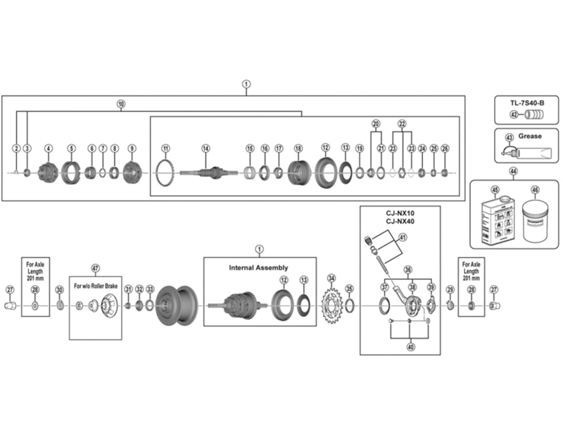 Balfes Bikes Shimano SG-C3001-7D carrier unit 2 | Free postage over £30, £10 off first order, price match & 0% finance.