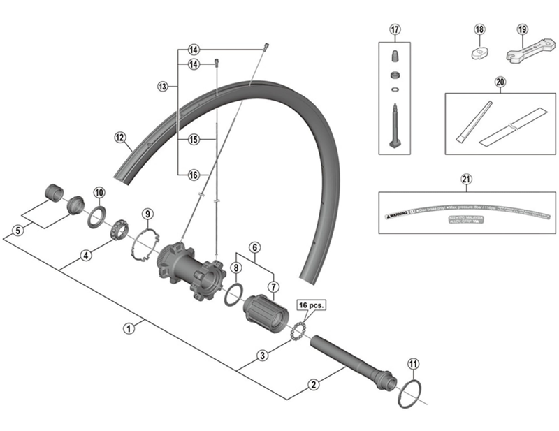 Balfes Bikes Shimano FH-RS770 complete hub axle | Free postage over £30, £10 off first order, price match & 0% finance.