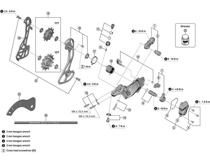Balfes Bikes Shimano RD-RX800-GS outer plate assembly - GS | Free postage over £30, £10 off first order, price match & 0% finance.