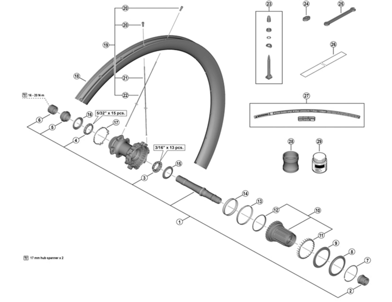 Balfes Bikes Shimano WH-R9200-C50-TU-R stop ring | Free postage over £30, £10 off first order, price match & 0% finance.
