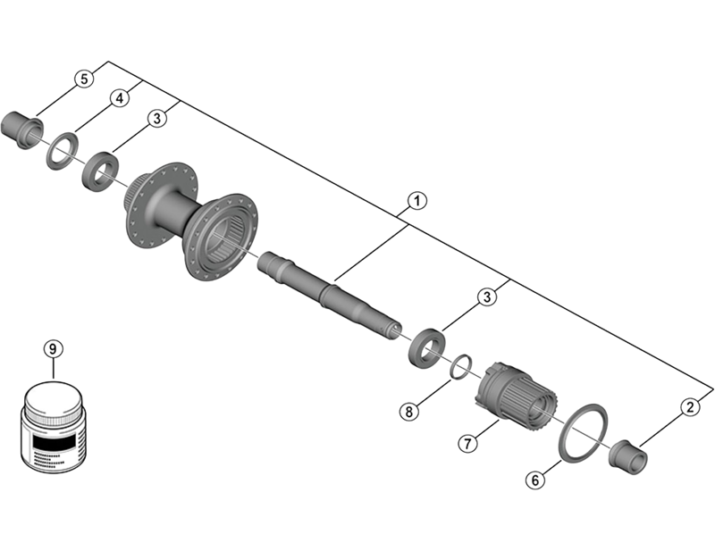Balfes Bikes Shimano WH-MT501 outer seal cap | Free postage over £30, £10 off first order, price match & 0% finance.