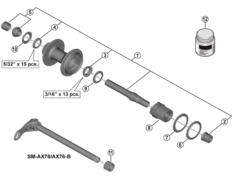 Balfes Bikes Shimano WH-MT501 outer seal ring | Free postage over £30, £10 off first order, price match & 0% finance.