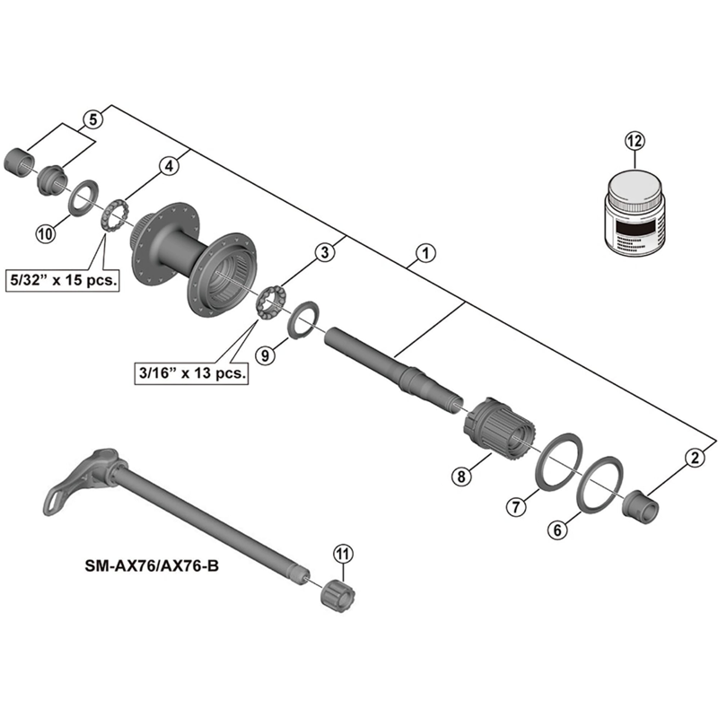 Balfes Bikes Shimano WH-MT501 outer seal ring | Free postage over £30, £10 off first order, price match & 0% finance.