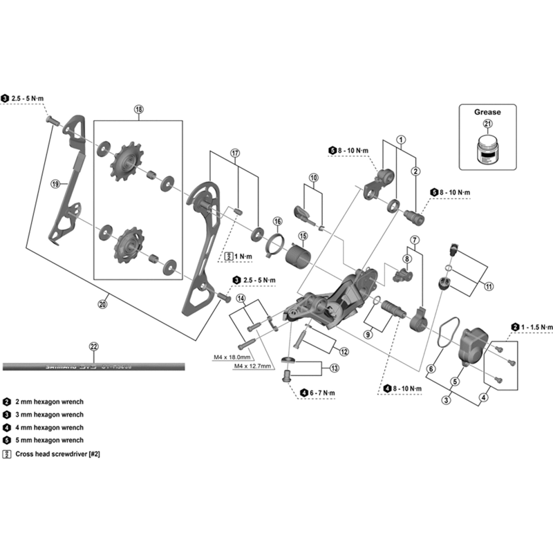 Balfes Bikes Shimano RD-RX400 GRX outer plate assembly - SGS | Free postage over £30, £10 off first order, price match & 0% finance.