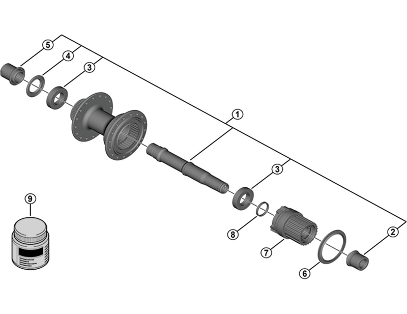 Shimano FH-TC600 bush