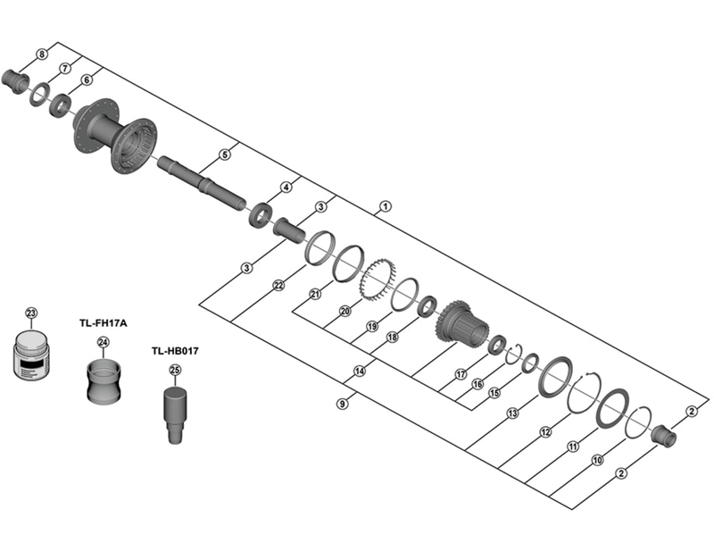 Balfes Bikes Shimano FH-M8210-B sealed cartridge bearing - 15x28x7 mm | Free postage over £30, £10 off first order, price match & 0% finance.