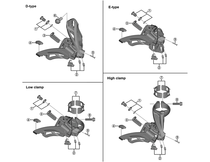 Balfes Bikes Shimano XTR FD-M9020 cable fixing bolt and plate - M6 x 16 mm | Free postage over £30, £10 off first order, price match & 0% finance.