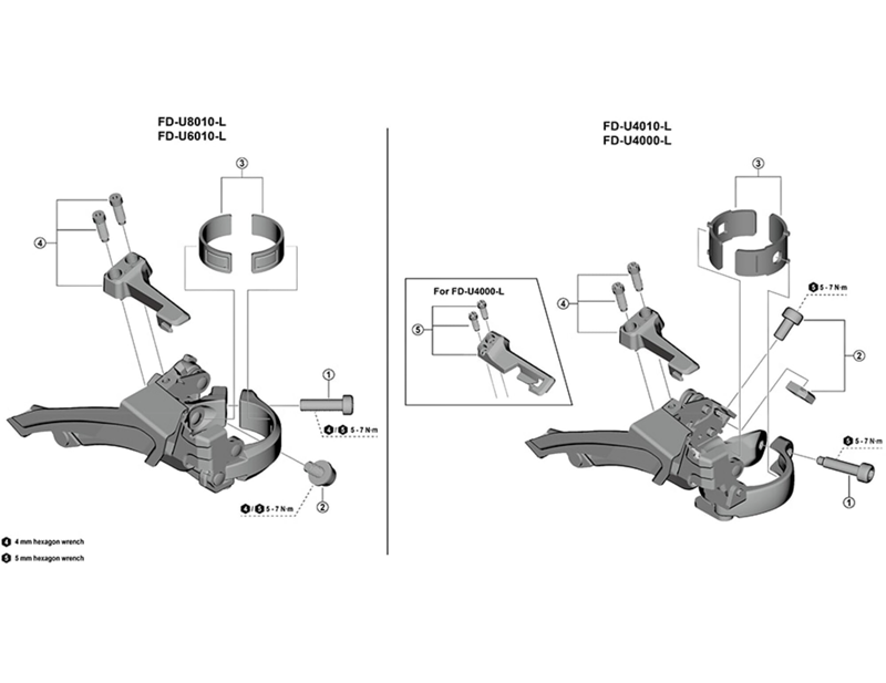 Balfes Bikes Shimano Acera FD-M3000 Clamp band adapter 31.8 mm | Free postage over £30, £10 off first order, price match & 0% finance.