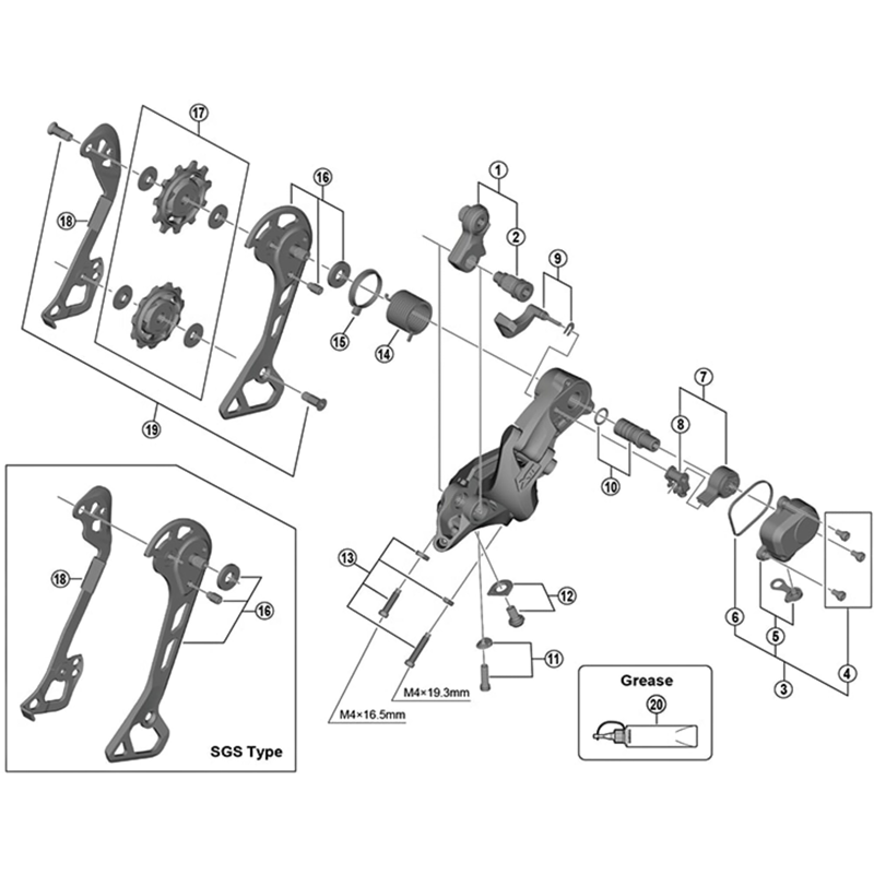 Balfes Bikes Shimano XT RD-M8000 inner plate - SGS type | Free postage over £30, £10 off first order, price match & 0% finance.