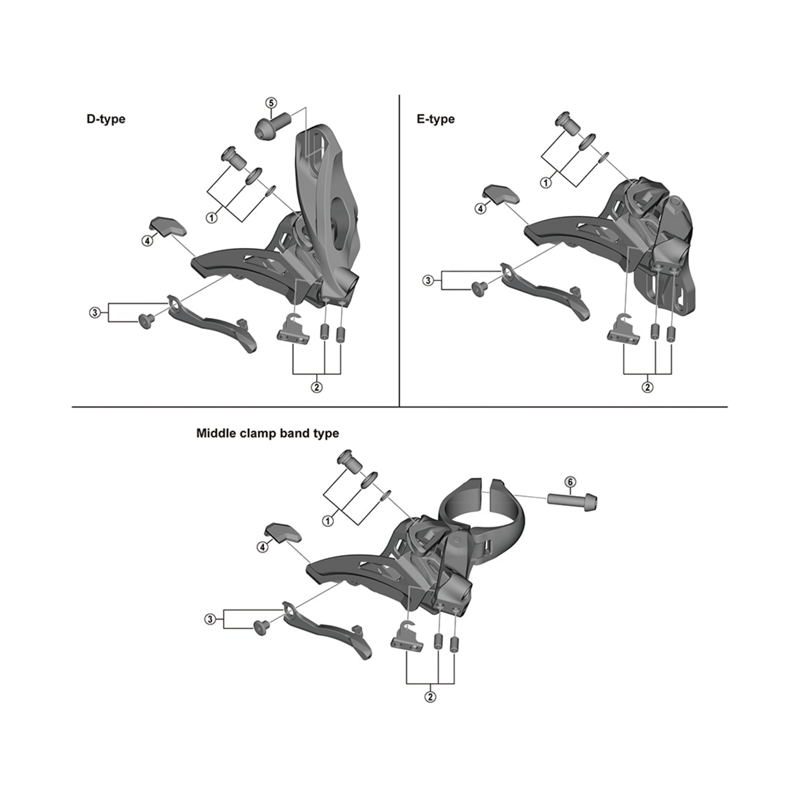 Balfes Bikes Shimano XT FD-M8020-D clamp bolt - M6 x 16 mm | Free postage over £30, £10 off first order, price match & 0% finance.