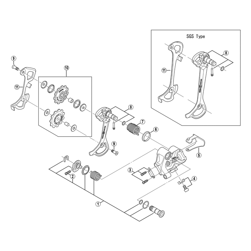 Balfes Bikes Shimano XT RD-M770 inner plate - SGS | Free postage over £30, £10 off first order, price match & 0% finance.