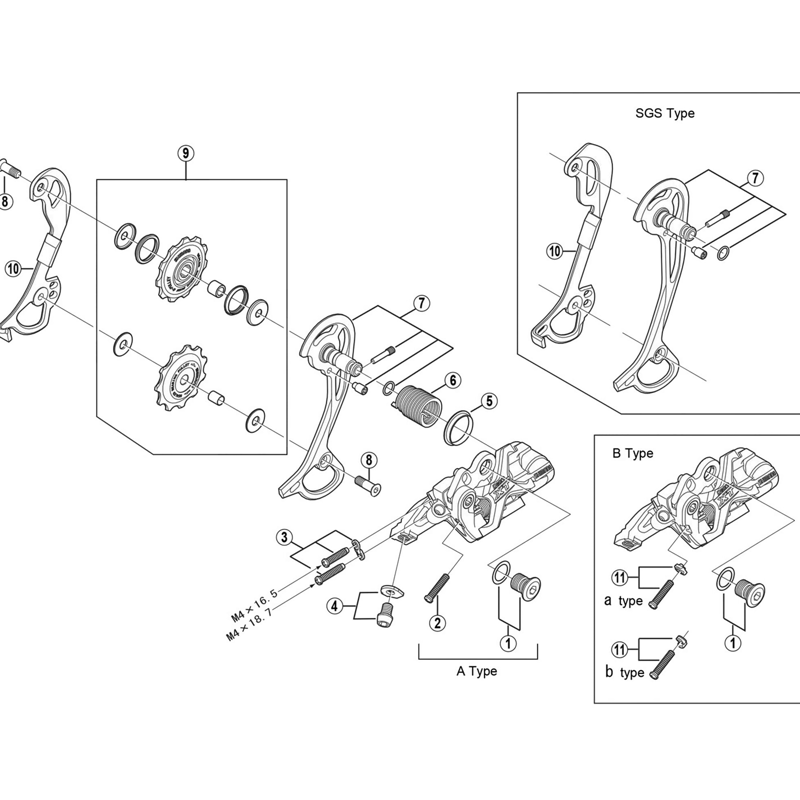 Balfes Bikes Shimano RD-M772 inner plate - SGS | Free postage over £30, £10 off first order, price match & 0% finance.