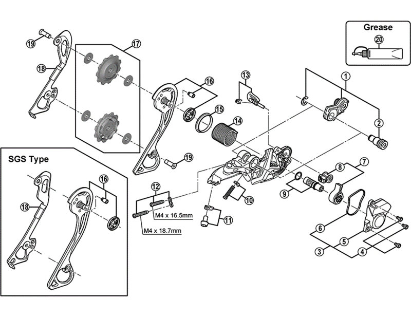 Balfes Bikes Shimano XT RD-M781 bracket axle unit for normal type | Free postage over £30, £10 off first order, price match & 0% finance.
