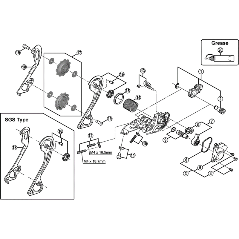 Balfes Bikes Shimano XT RD-M781 bracket axle unit for normal type | Free postage over £30, £10 off first order, price match & 0% finance.