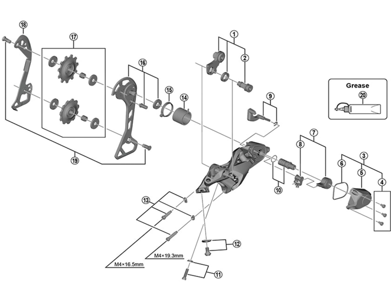 Balfes Bikes Shimano SLX RD-M7000-11 inner plate - GS-type | Free postage over £30, £10 off first order, price match & 0% finance.