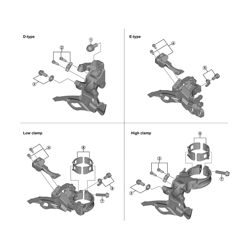 Balfes Bikes Shimano SLX FD-M7005 cable fixing bolt and plate | Free postage over £30, £10 off first order, price match & 0% finance.
