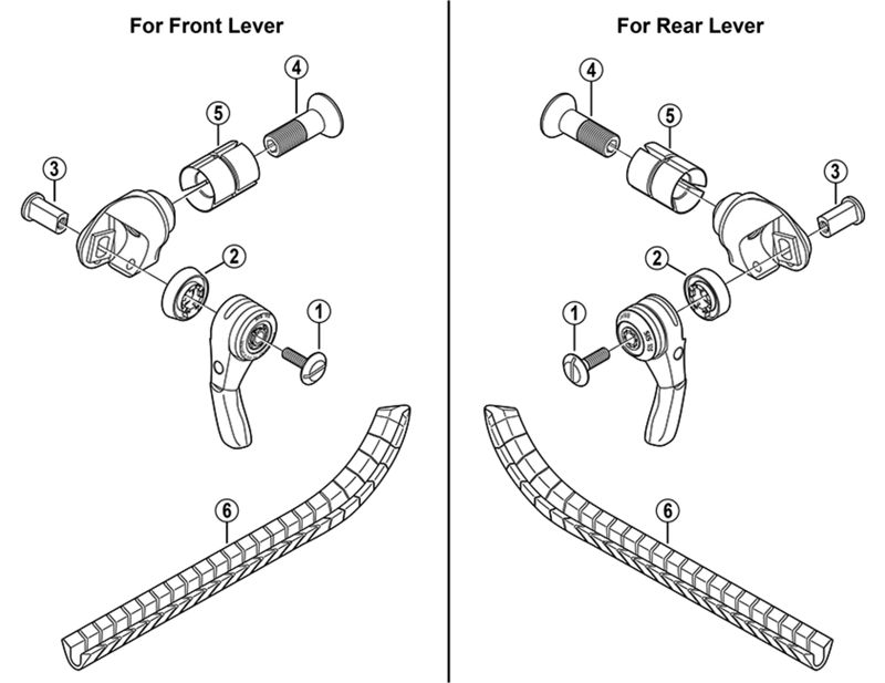 Balfes Bikes Shimano Dura Ace SL-BS79 lever fixing screw - M5 x 19 mm rear | Free postage over £30, £10 off first order, price match & 0% finance.