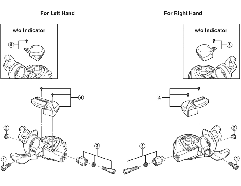 Balfes Bikes Shimano SLX SL-M670 right hand indicator unit | Free postage over £30, £10 off first order, price match & 0% finance.