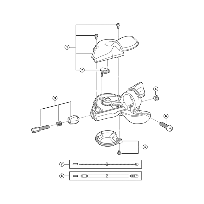Balfes Bikes Shimano Nexus SL-S503 indicator unit black | Free postage over £30, £10 off first order, price match & 0% finance.