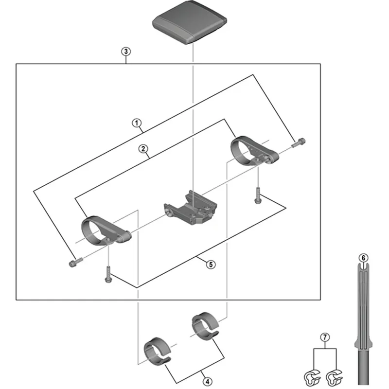 Shimano SC-E6010 stay R and stay L-1