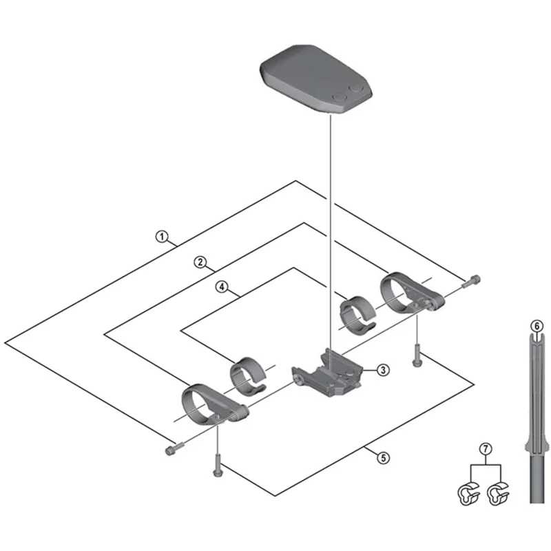 Shimano SCE6010 Bracket Terminal-2