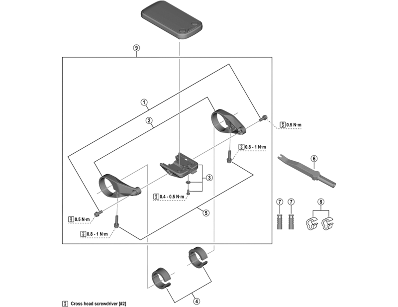 Balfes Bikes Shimano SC-E6010 clamp screw - M4 x 20 mm - 2 pack | Free postage over £30, £10 off first order, price match & 0% finance.