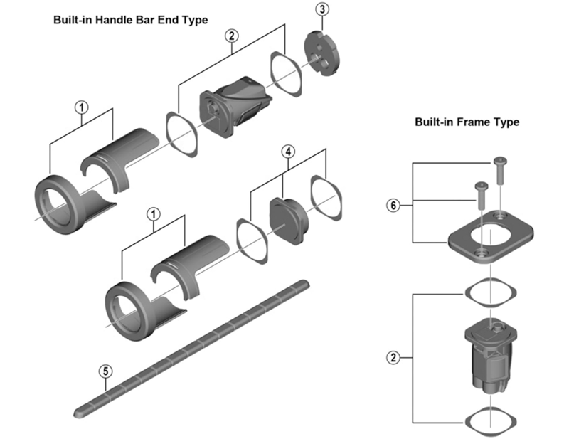 Balfes Bikes Shimano SHimano EW-RS910 dummy wire | Free postage over £30, £10 off first order, price match & 0% finance.