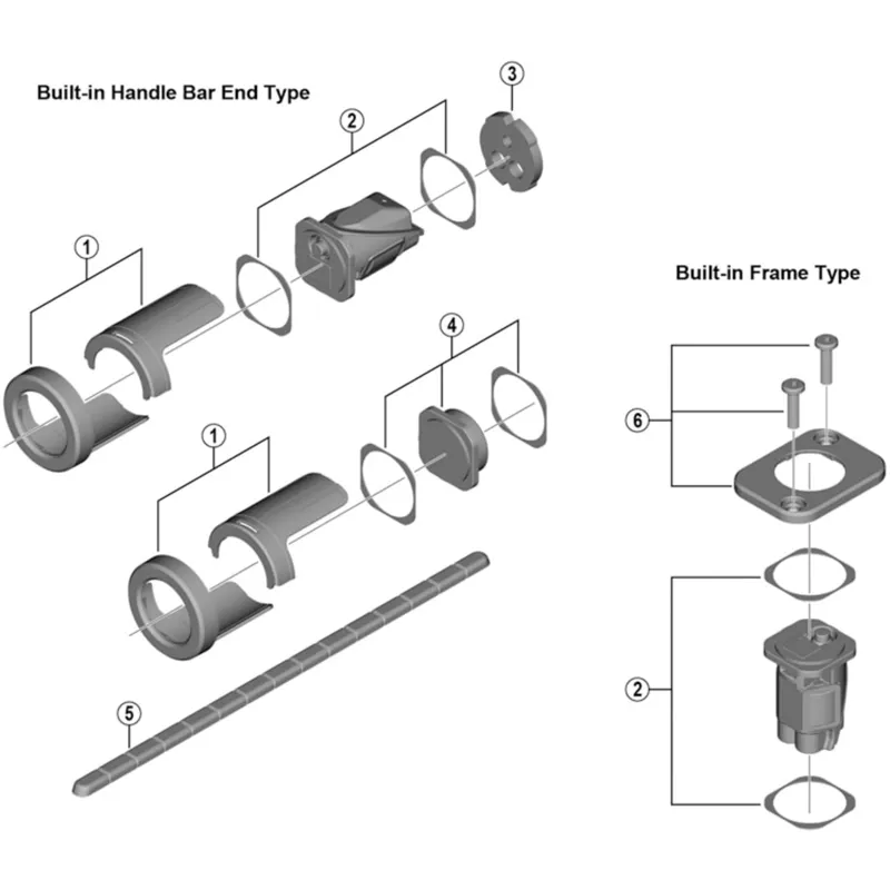 Balfes Bikes Shimano EW-RS910 frame holder and fixing bolts - pair | Free postage over £30, £10 off first order, price match & 0% finance.