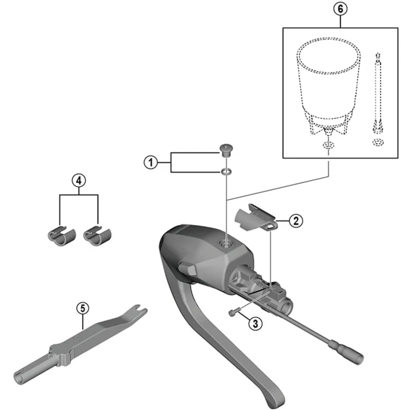 Shimano EW-WU111 clip 2 piece-1
