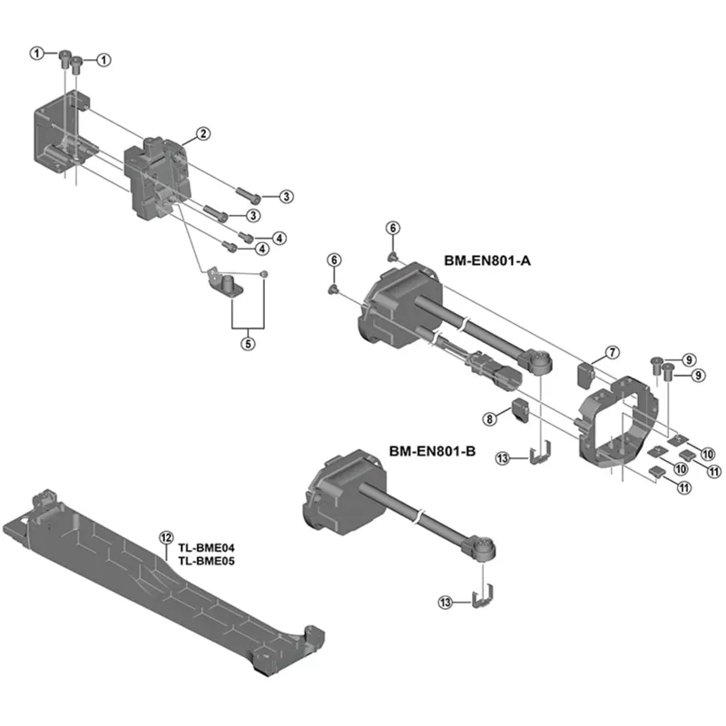 Shimano BM-EN801-A upper mount unit-2